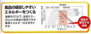 食品な吸収する波長